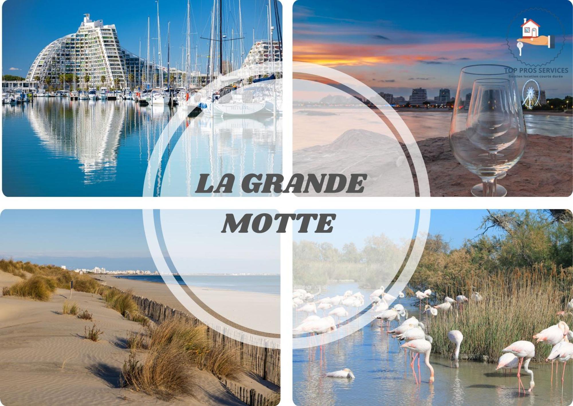 Le Calderini Appart - Face Plage Wifi Et Park Gratuit Calme - Resid Le Surcouf -Top Pros Servicesconciergerie La Grande Motte Buitenkant foto
